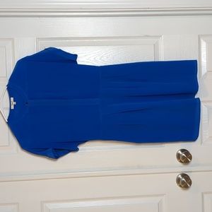 Madewell 100% silk short sleeve silk dress.